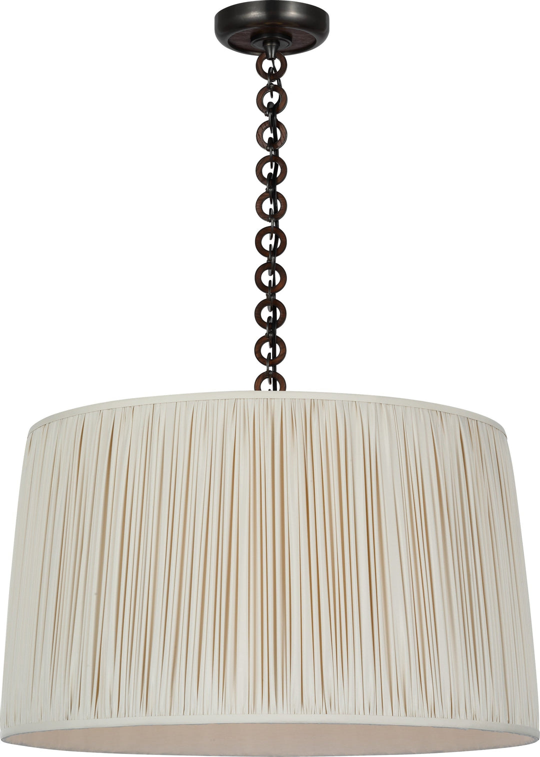 Visual Comfort Signature - SCH 5051BZ/NO-452 - LED Pendant - Evelyn - Bronze and Natural Oak