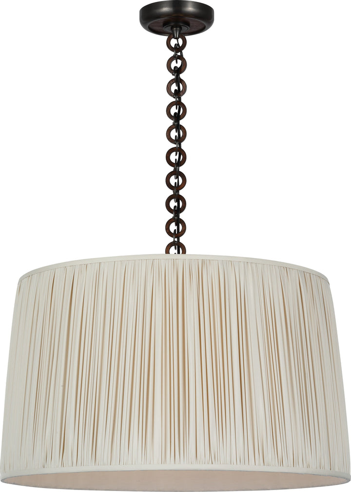 Visual Comfort Signature - SCH 5051BZ/NO-452 - LED Pendant - Evelyn - Bronze and Natural Oak