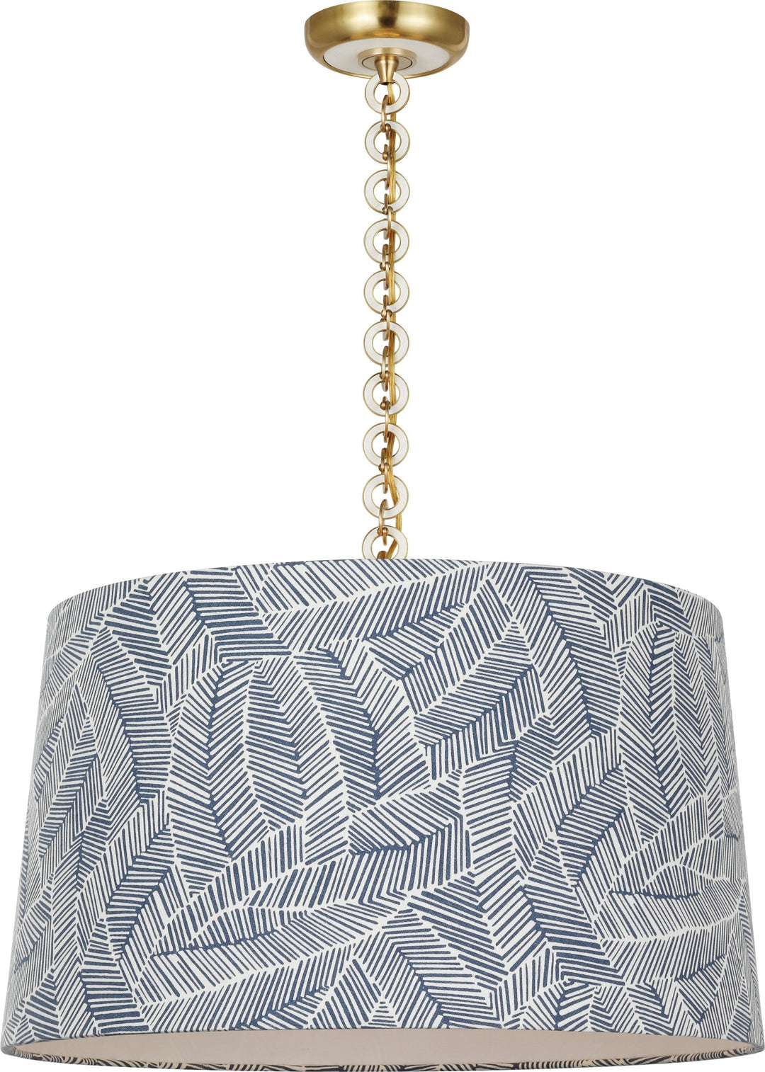 Visual Comfort Signature - SCH 5051HAB/WO-247 - LED Pendant - Evelyn - Hand-Rubbed Antique Brass and White Oak