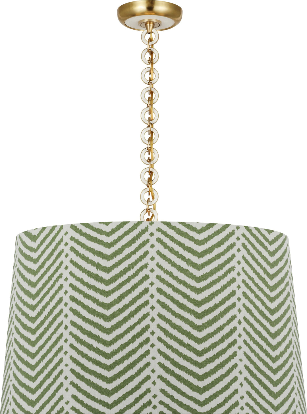 Visual Comfort Signature - SCH 5051HAB/WO-470 - LED Pendant - Evelyn - Hand-Rubbed Antique Brass and White Oak