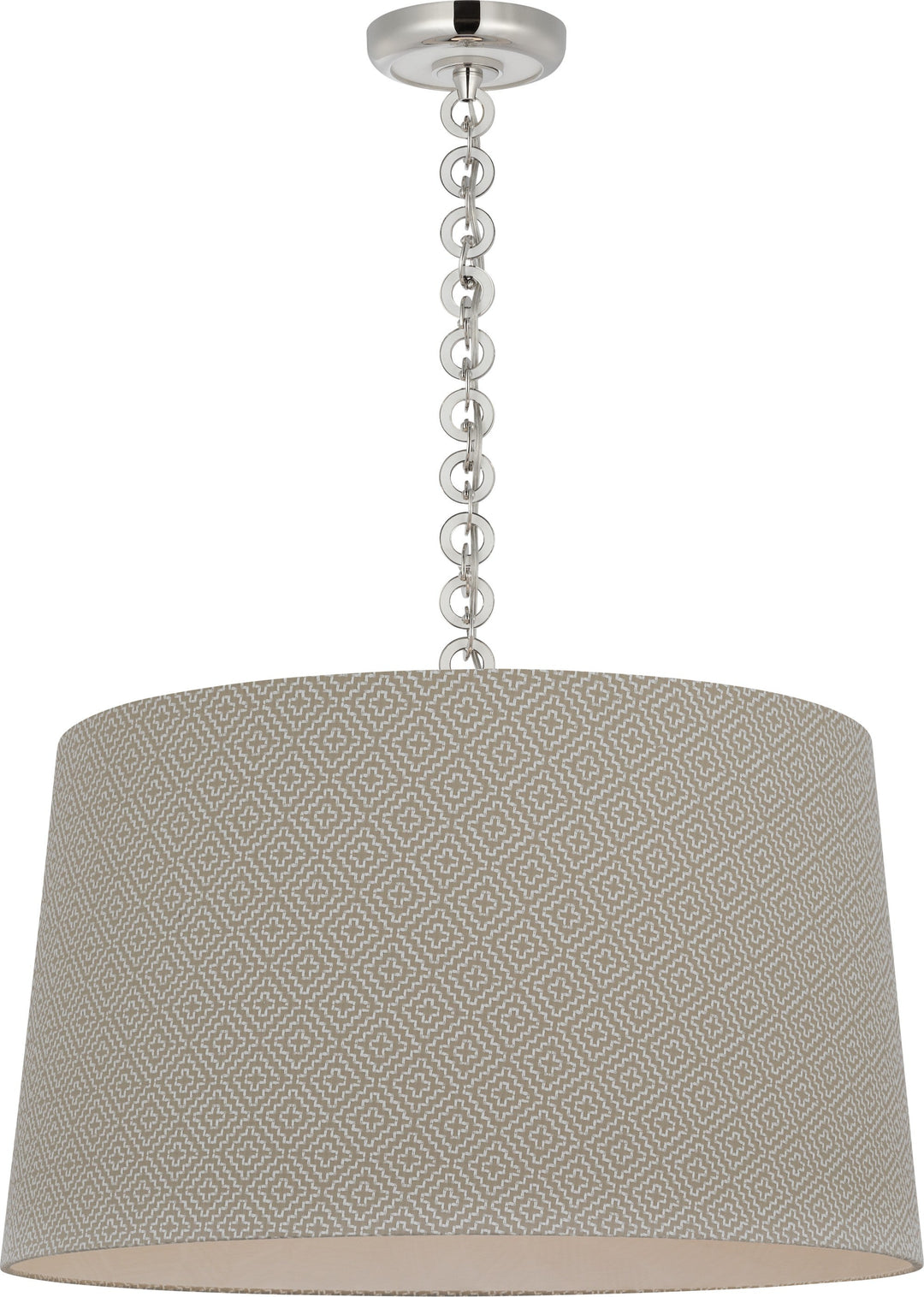 Visual Comfort Signature - SCH 5051PN/WO-115 - LED Pendant - Evelyn - Polished Nickel and White Oak