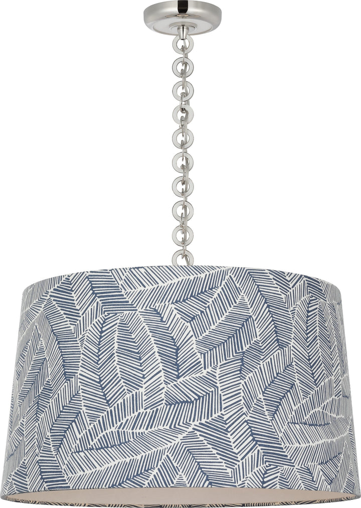 Visual Comfort Signature - SCH 5051PN/WO-247 - LED Pendant - Evelyn - Polished Nickel and White Oak