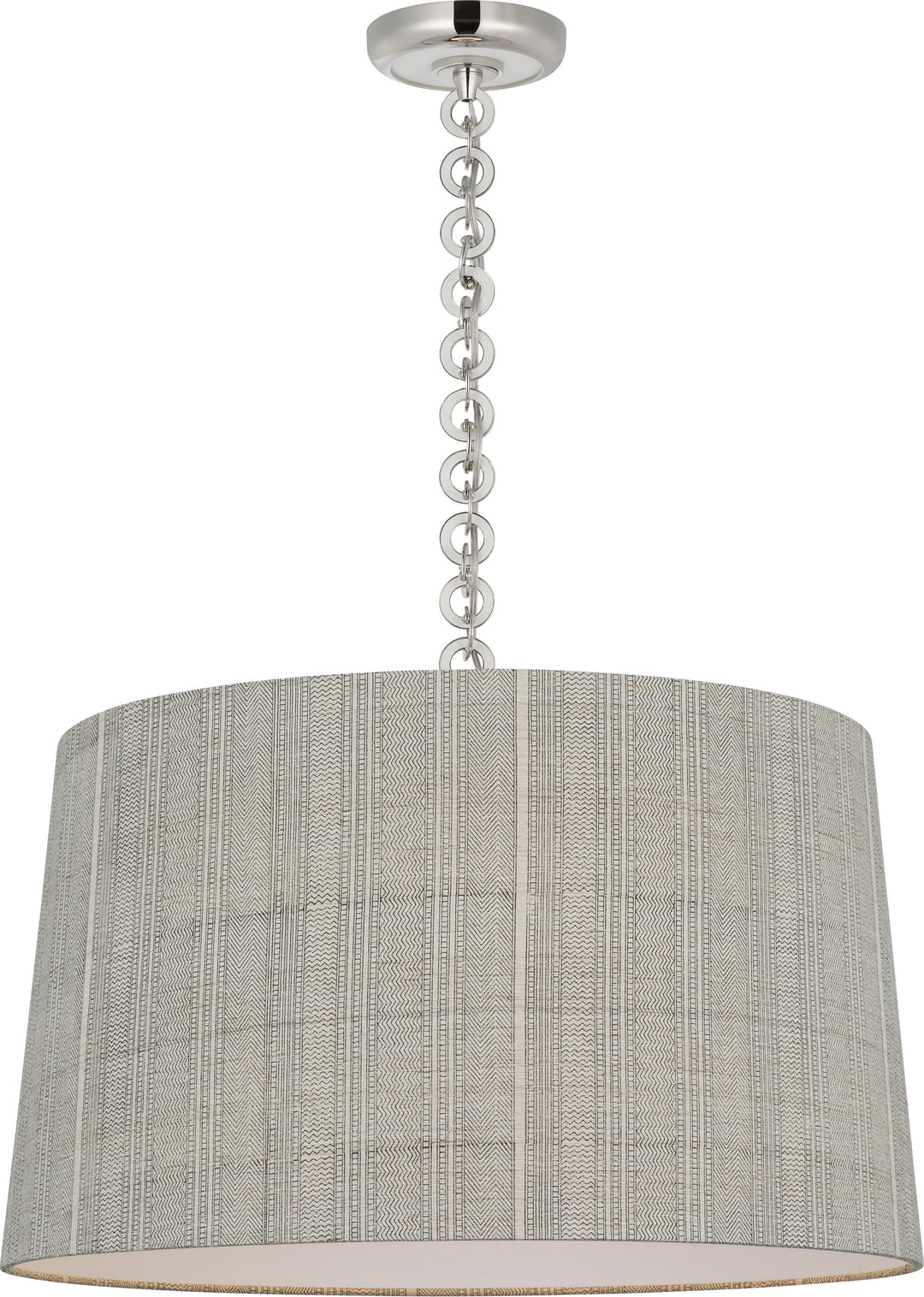 Visual Comfort Signature - SCH 5051PN/WO-260 - LED Pendant - Evelyn - Polished Nickel and White Oak