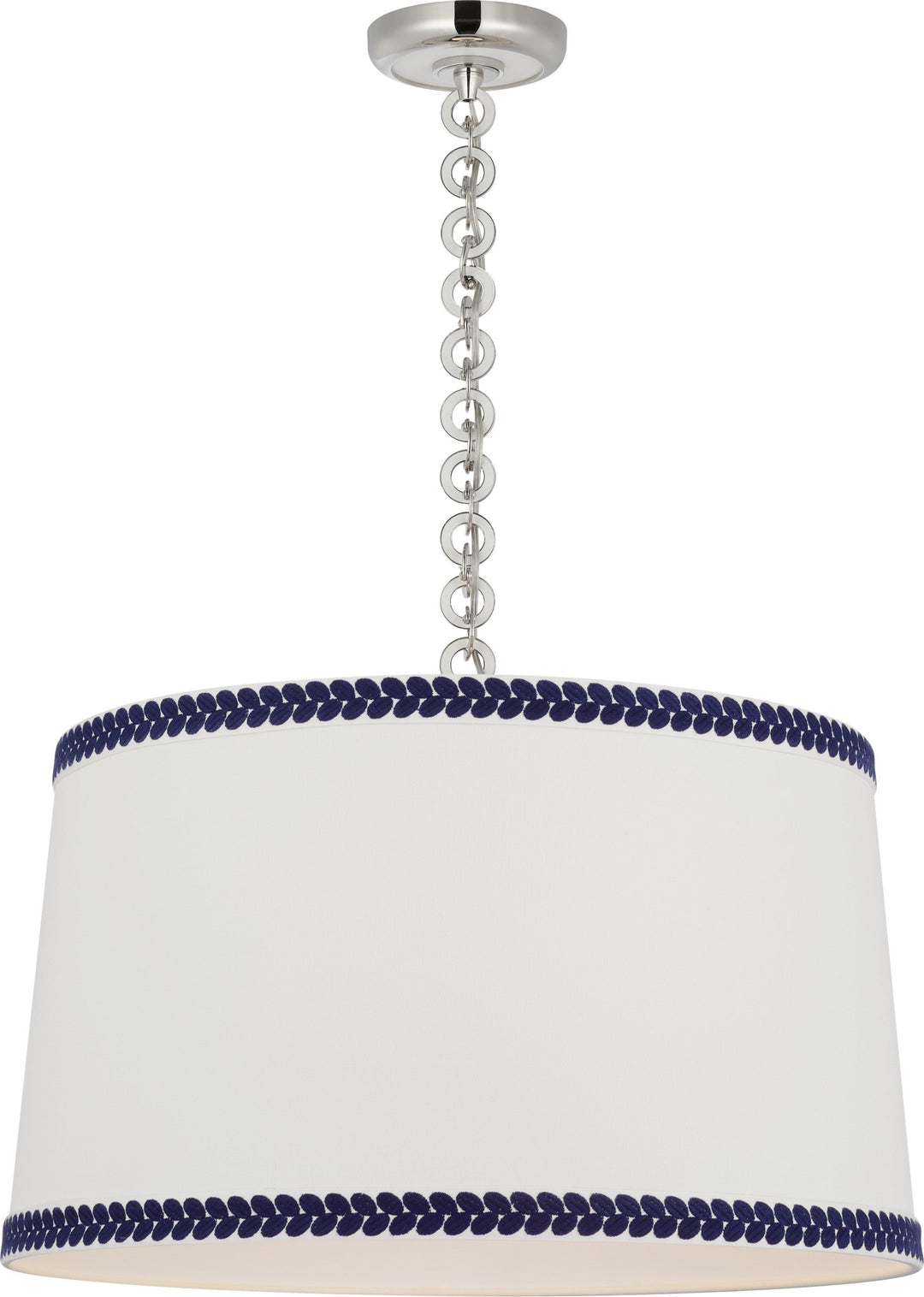Visual Comfort Signature - SCH 5051PN/WO-405 - LED Pendant - Evelyn - Polished Nickel and White Oak