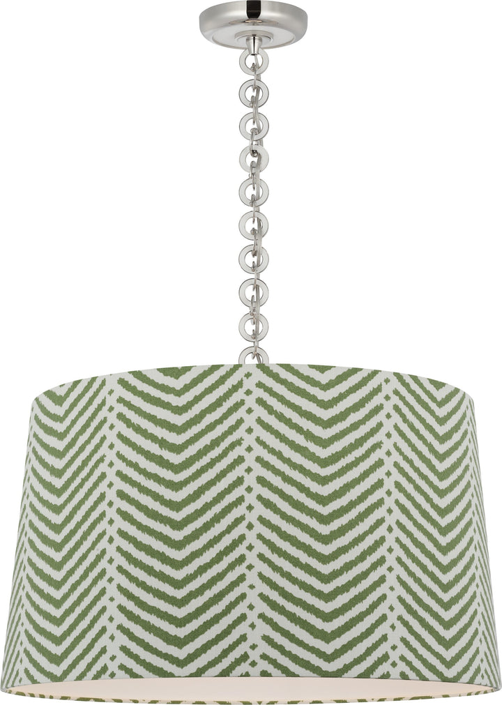 Visual Comfort Signature - SCH 5051PN/WO-470 - LED Pendant - Evelyn - Polished Nickel and White Oak