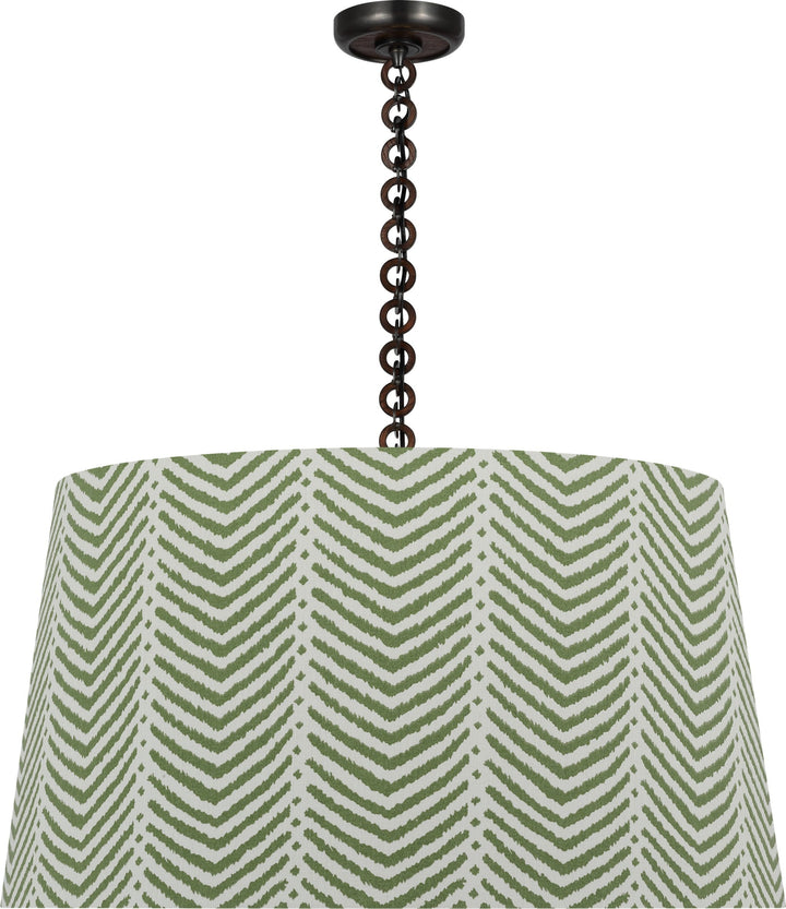 Visual Comfort Signature - SCH 5052BZ/NO-470 - LED Pendant - Evelyn - Bronze and Natural Oak