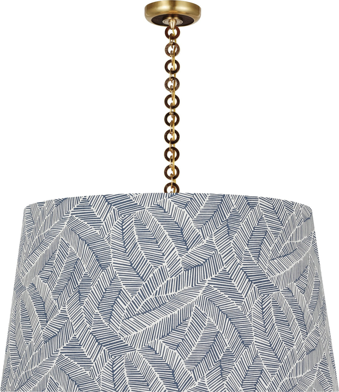 Visual Comfort Signature - SCH 5052HAB/NO-247 - LED Pendant - Evelyn - Hand-Rubbed Antique Brass and Natural Oak