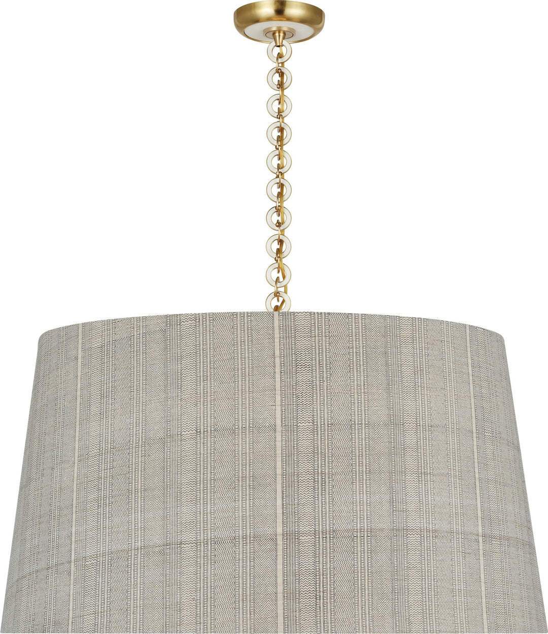 Visual Comfort Signature - SCH 5052HAB/WO-260 - LED Pendant - Evelyn - Hand-Rubbed Antique Brass and White Oak