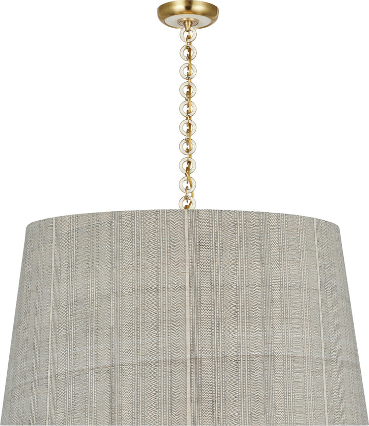 Visual Comfort Signature - SCH 5052HAB/WO-260 - LED Pendant - Evelyn - Hand-Rubbed Antique Brass and White Oak