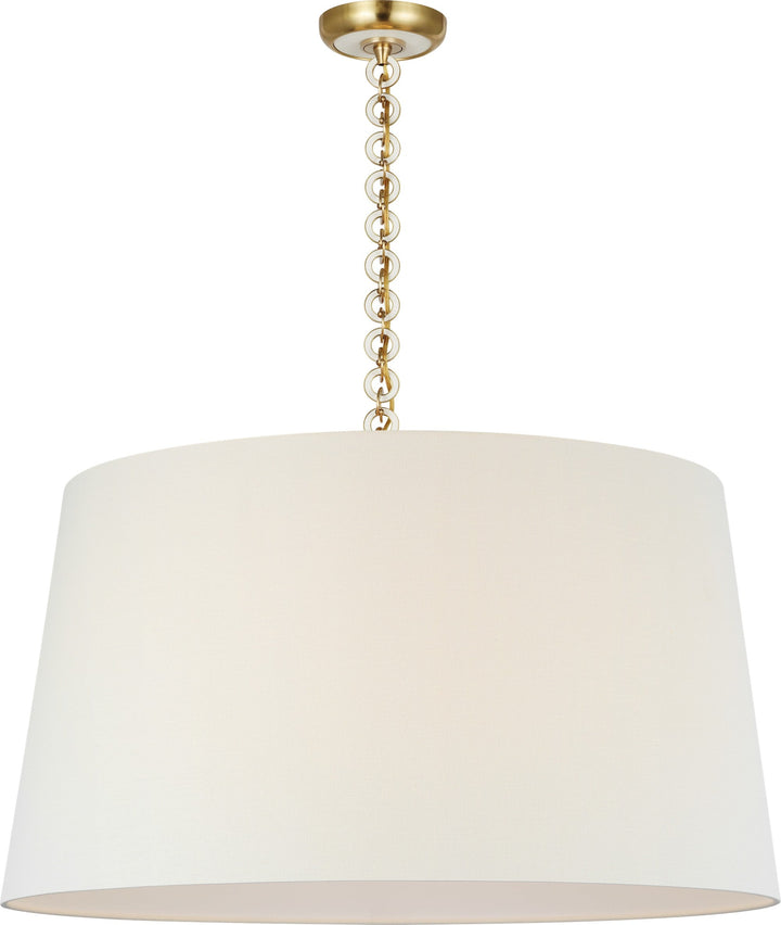 Visual Comfort Signature - SCH 5052HAB/WO-400 - LED Pendant - Evelyn - Hand-Rubbed Antique Brass and White Oak