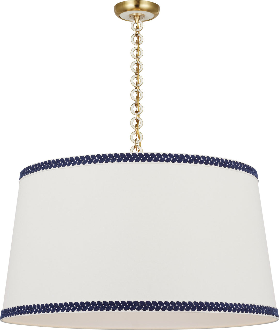 Visual Comfort Signature - SCH 5052HAB/WO-405 - LED Pendant - Evelyn - Hand-Rubbed Antique Brass and White Oak