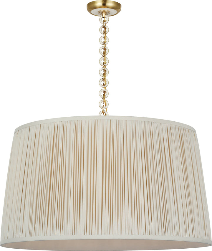 Visual Comfort Signature - SCH 5052HAB/WO-452 - LED Pendant - Evelyn - Hand-Rubbed Antique Brass and White Oak