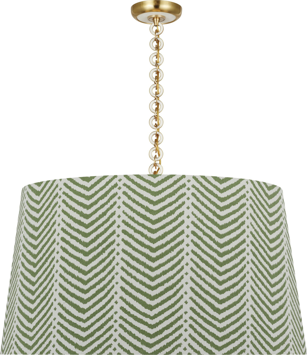 Visual Comfort Signature - SCH 5052HAB/WO-470 - LED Pendant - Evelyn - Hand-Rubbed Antique Brass and White Oak