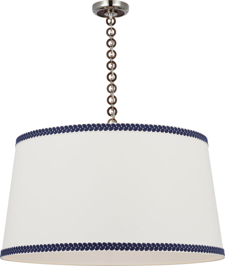 Visual Comfort Signature - SCH 5052PN/NO-405 - LED Pendant - Evelyn - Polished Nickel and Natural Oak