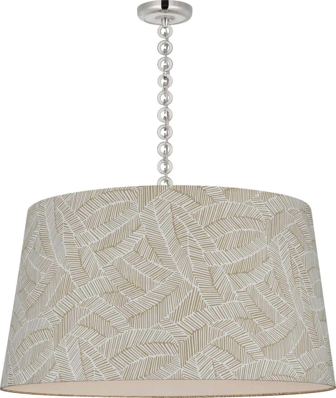 Visual Comfort Signature - SCH 5052PN/WO-145 - LED Pendant - Evelyn - Polished Nickel and White Oak