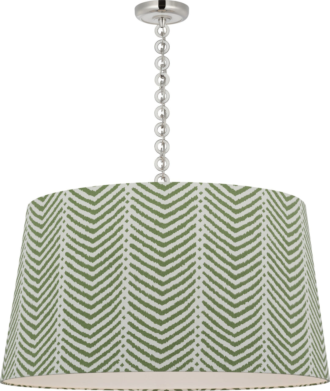 Visual Comfort Signature - SCH 5052PN/WO-470 - LED Pendant - Evelyn - Polished Nickel and White Oak
