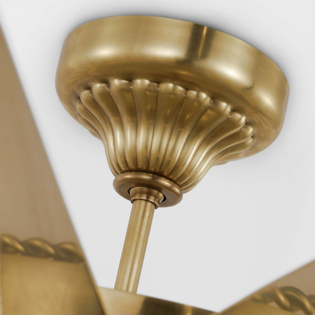 Visual Comfort Signature Soleil Short Semi Flush Ceiling Light (view 2)