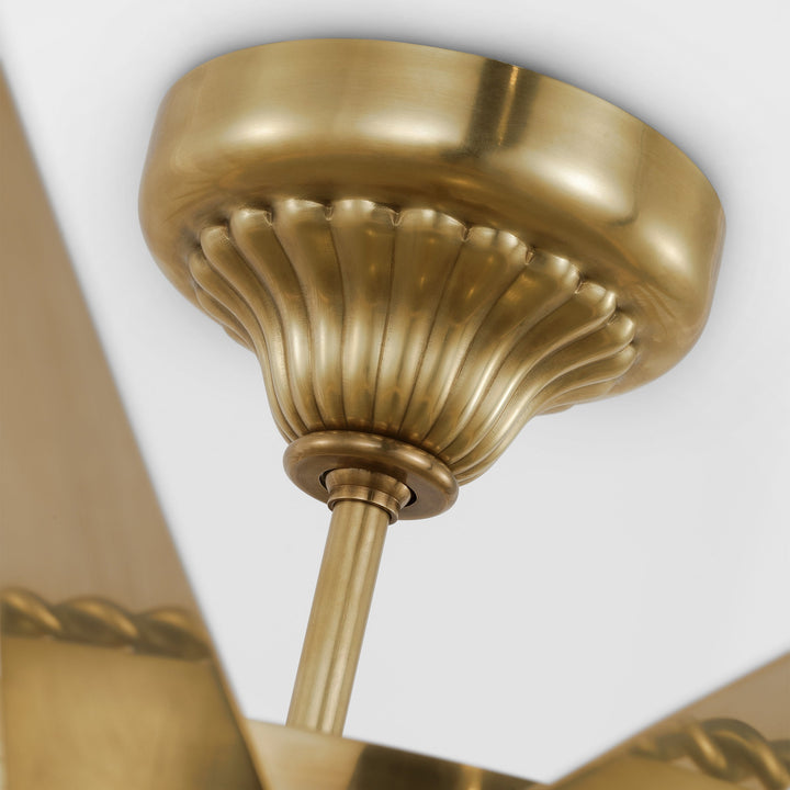 Visual Comfort Signature Soleil Short Semi Flush Ceiling Light (view 2)