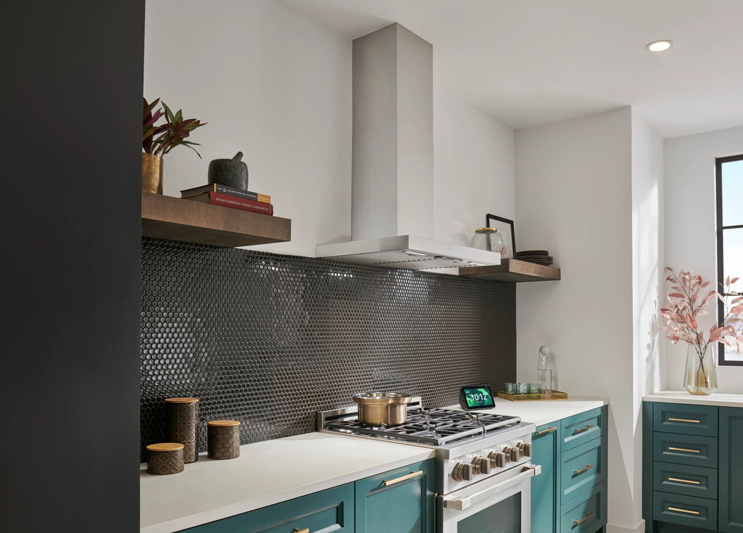 BEST Range Hoods Wall Mount Chimney Hood W/ Smartsense And Voice Control Stainless Steel