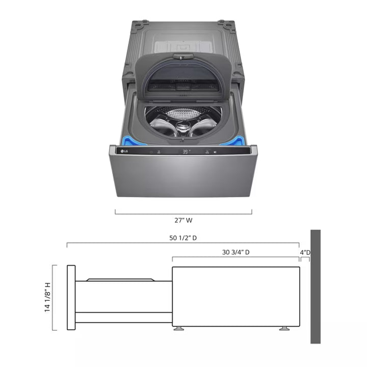 LG Appliances 1 cu.ft. Pedestal Washer