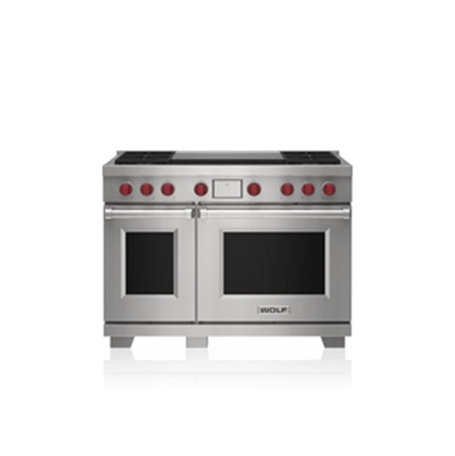 Wolf Dual Fuel Range Burners And Infrared Dual Griddle