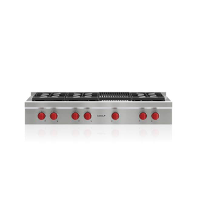 Wolf Sealed Burner Rangetop Burners with Charbroiler