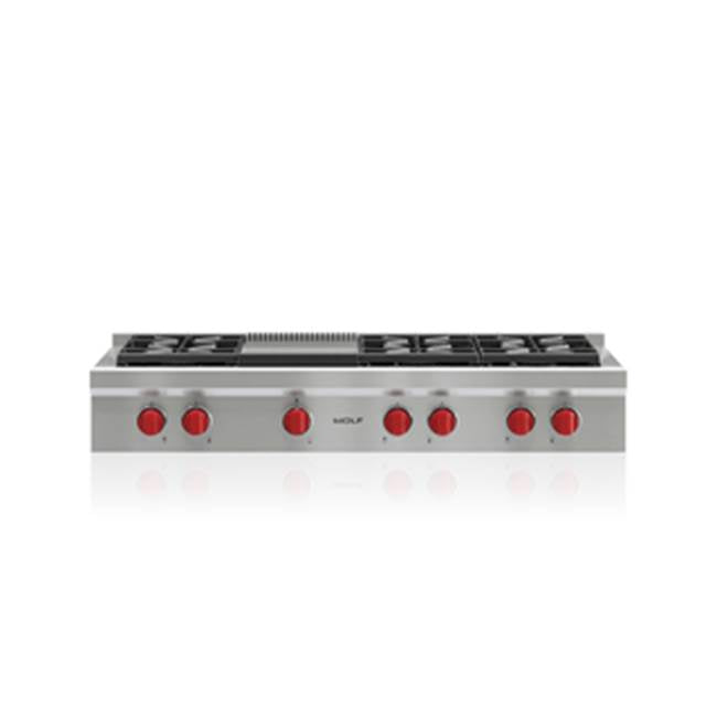 Wolf Sealed Burner Rangetop Burners with Griddle