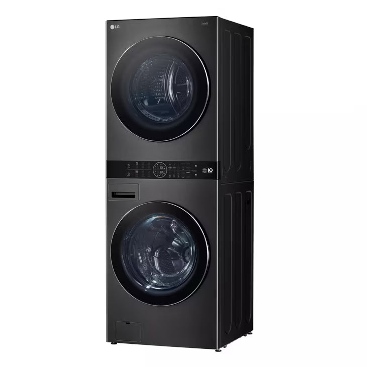 LG Appliances Single Unit LG WashTower™ with Center Control™ 5.0 cu. ft. Front Load Washer and 7.8 cu. ft. Electric Ventless Heat Pump Dryer
