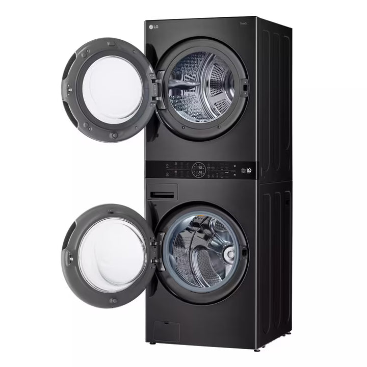 LG Appliances Single Unit LG WashTower™ with Center Control™ 5.0 cu. ft. Front Load Washer and 7.8 cu. ft. Electric Ventless Heat Pump Dryer