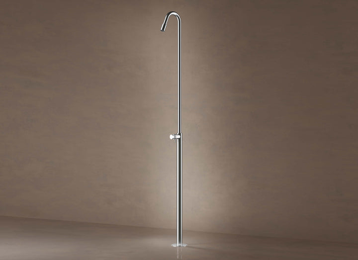 MGS Bagno Outdoor Stainless Steel Floor mount Thermostatic Shower