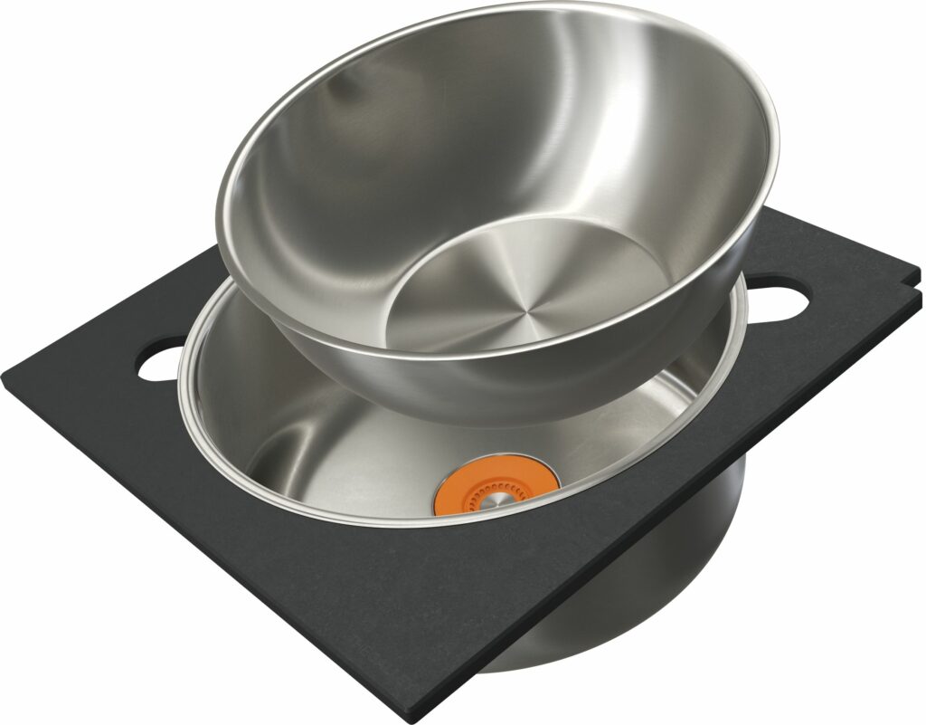 The Galley Lower Tier Corner Wash & Serve Set