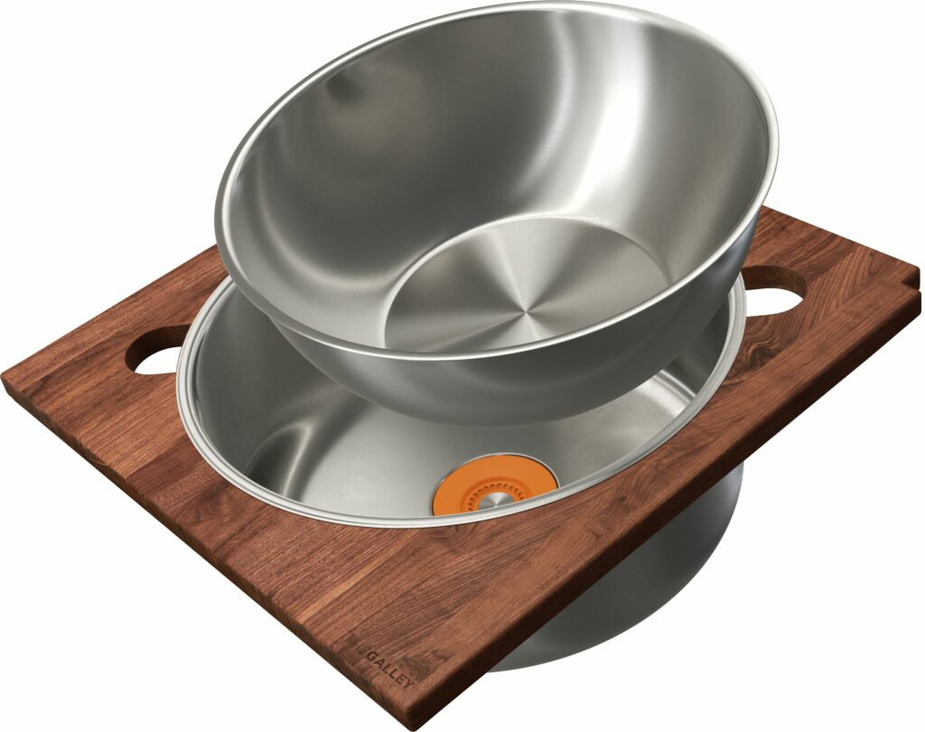 The Galley Lower Tier Corner Wash & Serve Set