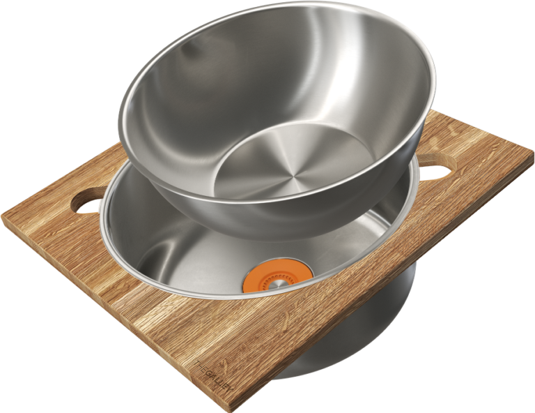 The Galley Dual Tier Wash & Serve Set