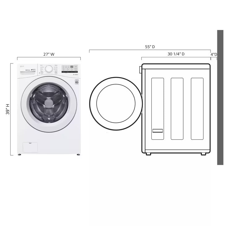 LG Appliances 4.5 cu. ft. Ultra Large Front Load Washer