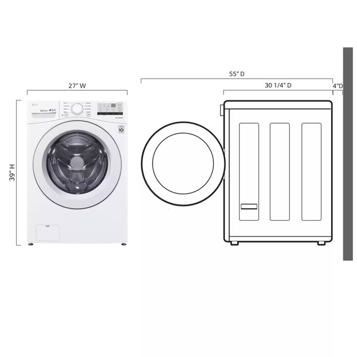 LG Appliances 4.5 cu. ft. Ultra Large Front Load Washer