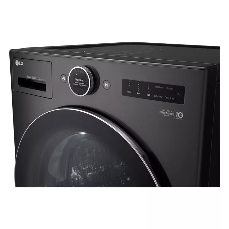 LG Appliances Ventless Washer/Dryer Combo LG WashCombo™ All-in-One 5.0 cu. ft. Mega Capacity with Inverter HeatPump™ Technology and Direct Drive Motor