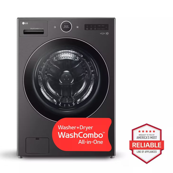 LG Appliances Ventless Washer/Dryer Combo LG WashCombo™ All-in-One 5.0 cu. ft. Mega Capacity with Inverter HeatPump™ Technology and Direct Drive Motor