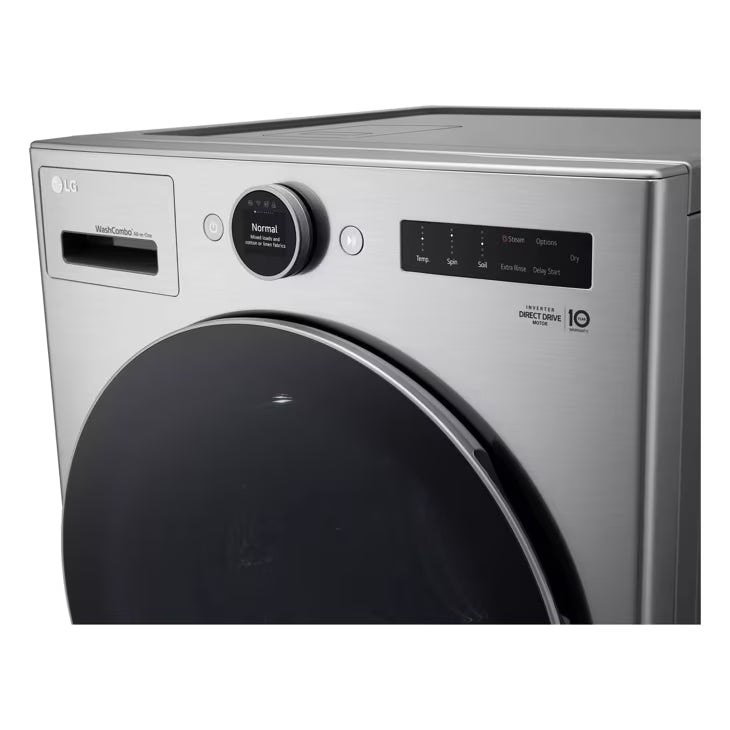 LG Appliances Ventless Washer/Dryer Combo LG WashCombo™ All-in-One 5.0 cu. ft. Mega Capacity with Inverter HeatPump™ Technology and Direct Drive Motor