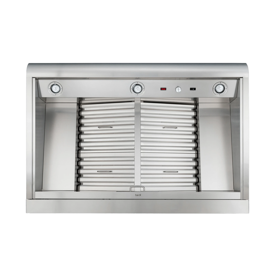BEST Range Hoods Premium Outdoor Pro Wall Hood Modular Stainless Steel