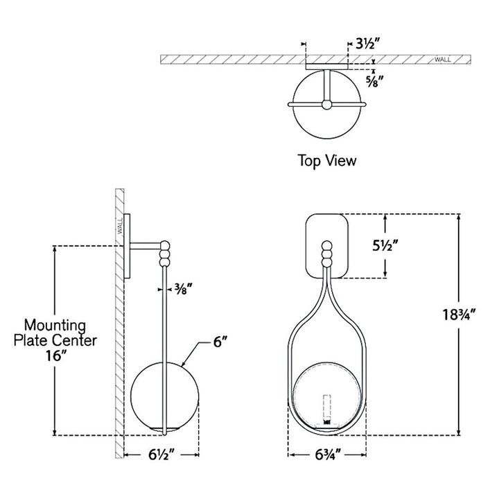 Visual Comfort Signature Jodo Wall Sconce