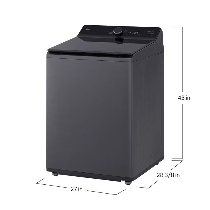LG Appliances 5.5 cu. ft. Mega Capacity Smart Top Load Washer with Impeller EasyUnload™ & AI Sensing