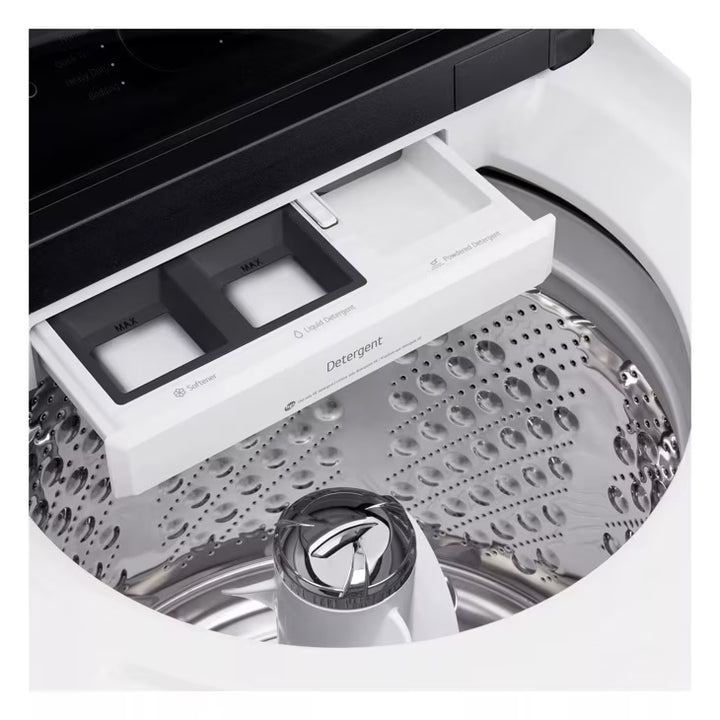 LG Appliances 5.3 cu. ft. Mega Capacity Smart Top Load Washer with 4-Way® Agitator EasyUnload™ & AI Sensing