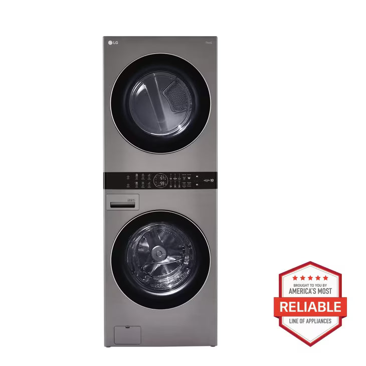 LG Appliances 4.5 cu.ft. Washer 7.4 cu.ft. Gas Dryer Washtower with Center Control