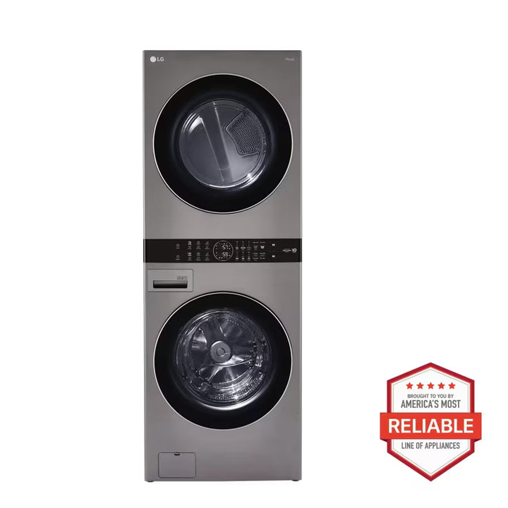 LG Appliances 4.5 cu.ft. Washer 7.4 cu.ft. Gas Dryer Washtower with Center Control