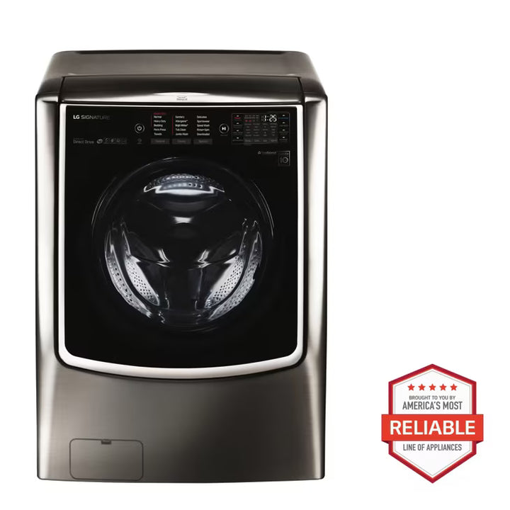 LG Appliances LG SIGNATURE 5.8 cu. ft. Large Smart wi-fi Enabled Front Load Washer