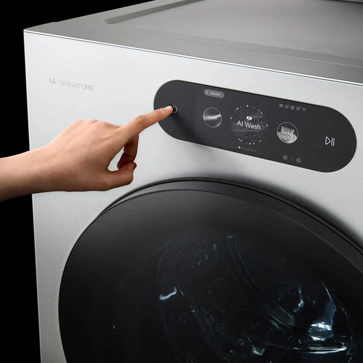 LG Appliances 5.8 cu ft. Washer with TurboWash360 Full touch LCD screenAI Direct DriveezDispense