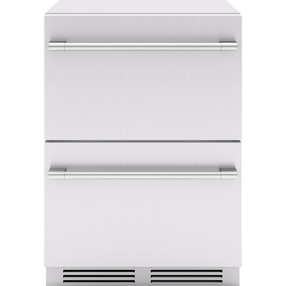 Zephyr Presrv Refrigerator Drawers 24" Compact Outdoor Dual Zone