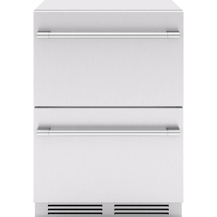Zephyr Presrv Refrigerator Drawers 24" Compact Outdoor Dual Zone