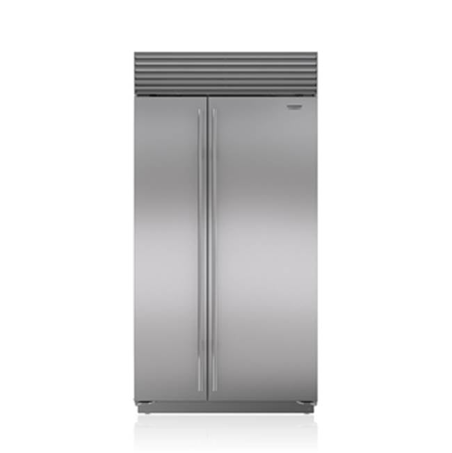 Sub-Zero Refrigerator, 42" Built-in Side-by-side Internal Ice Water Dispenser Stainless Steel
