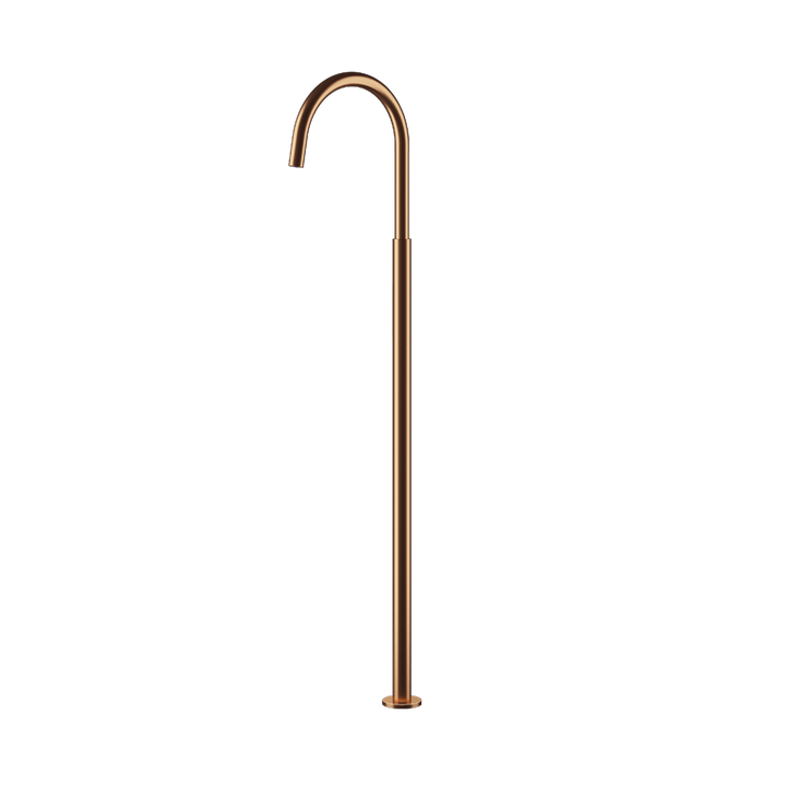 MGS Bagno Stainless Steel Floor mount Tub Spout